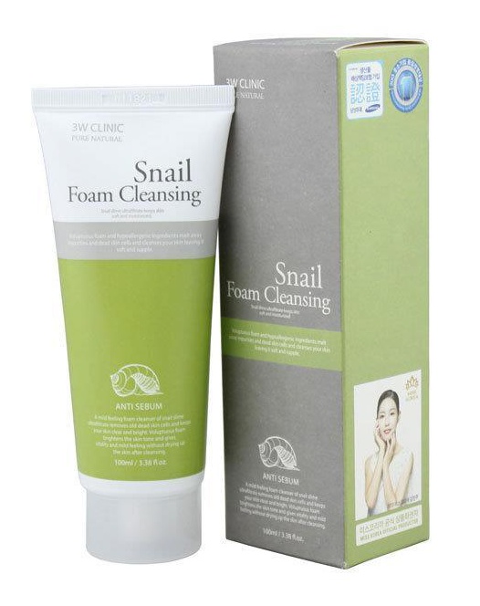 3W Clinic Snail Cleansing Foam