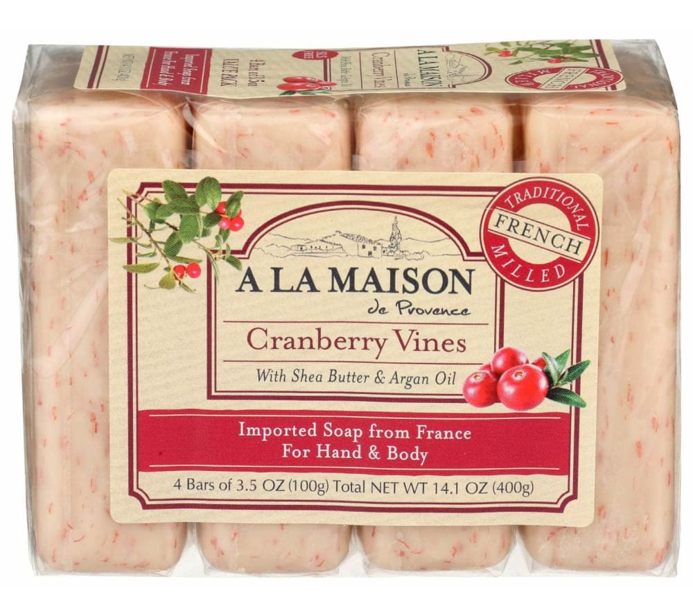 A LAMAISON Cranberry Vines Soap Bars