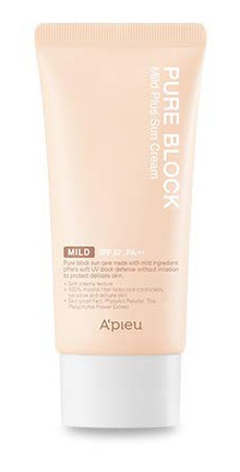 A'pieu Pure Block Mild Sun Cream Spf 32 Pa++