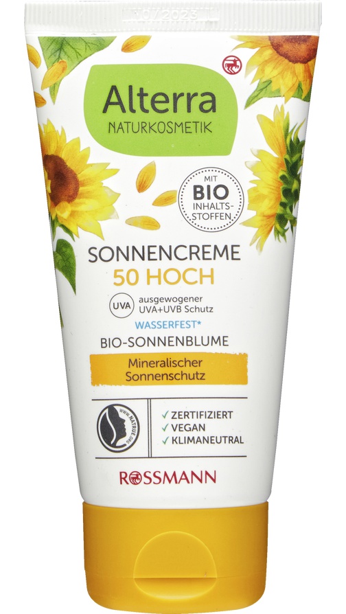 Alterra Sonnencreme LSF 50 Hoch