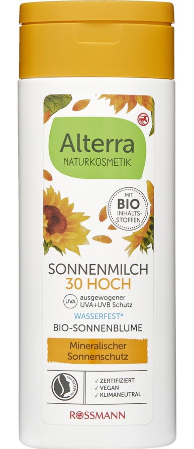 Alterra Sonnenmilch LSF 30 Hoch