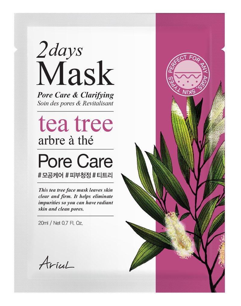 Ariul 2 Days Mask Tea Tree Pore Care & Clarifying