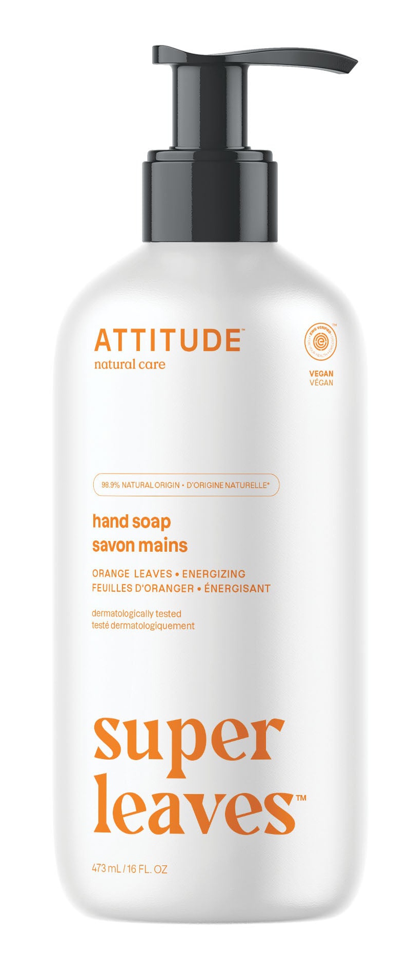 Attitude Liquid Hand Soap, Orange Leaves