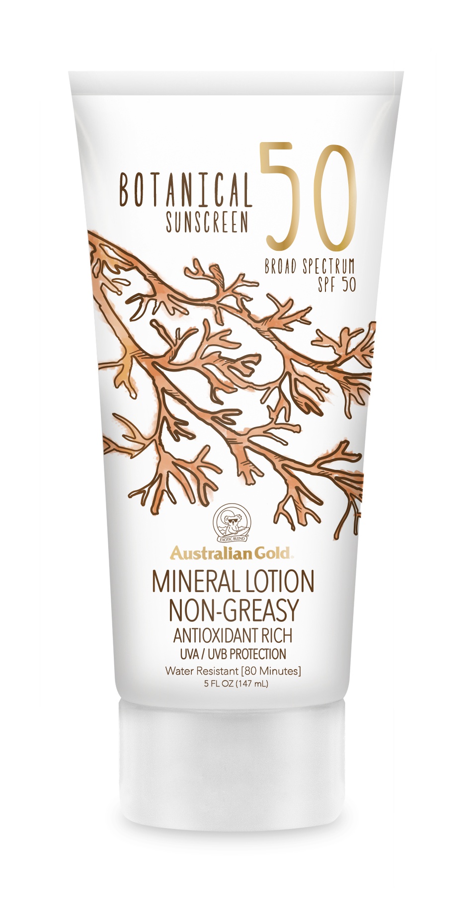 Australian Gold Botanical All Natural Max Strength SPF 50 Sunscreen Lotion