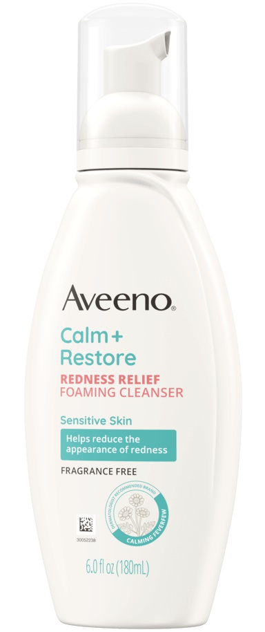 Aveeno Calm + Restore Redness Relief Foaming Cleanser