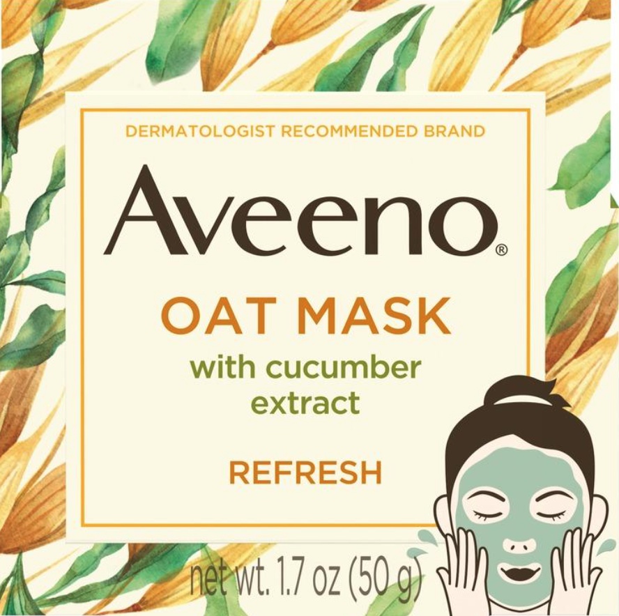 Aveeno Oat Mask With Cucumber Extract