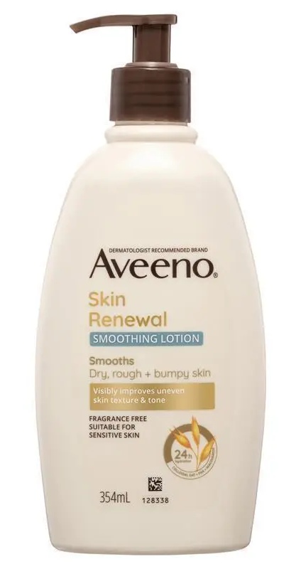 Aveeno Skin Renewal Smoothing Fragrance Free Body Lotion