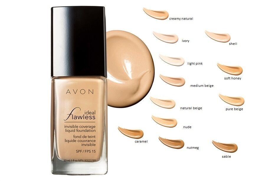 Avon Ideal Flawless Invisible Coverage Liquid Foundation