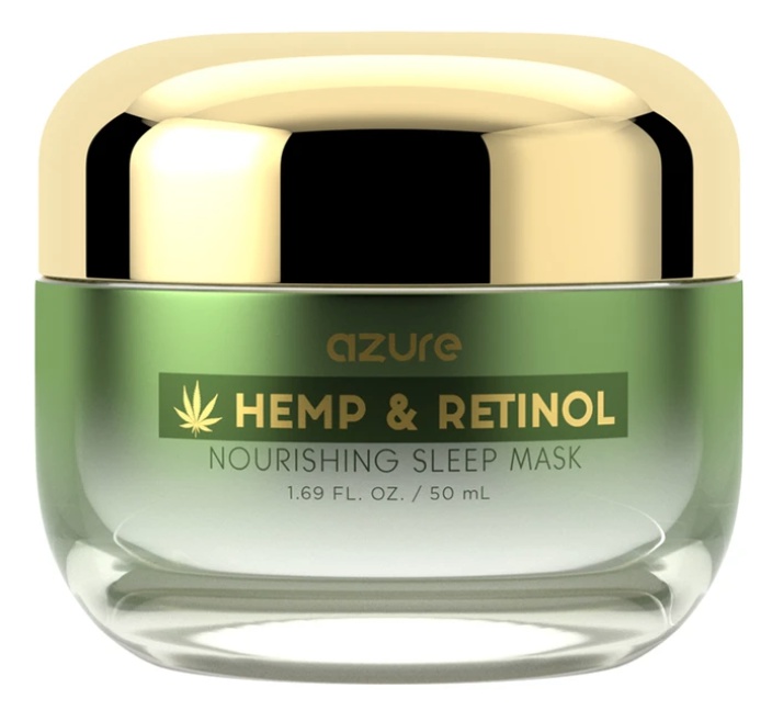 Azure Hemp and Retinol Nourishing Sleep Mask