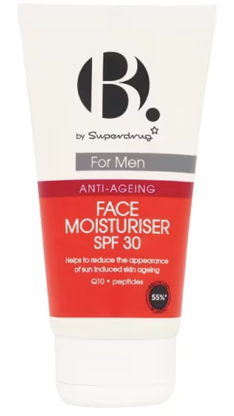 B. by Superdrug Men Anti-aging Moisturiser SPF30