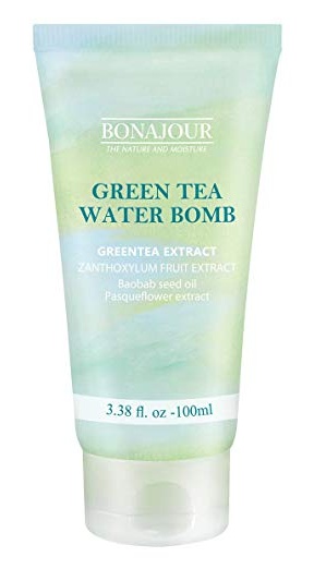 BONAJOUR Green Tea Water Bomb Natural Moisturizing Cream