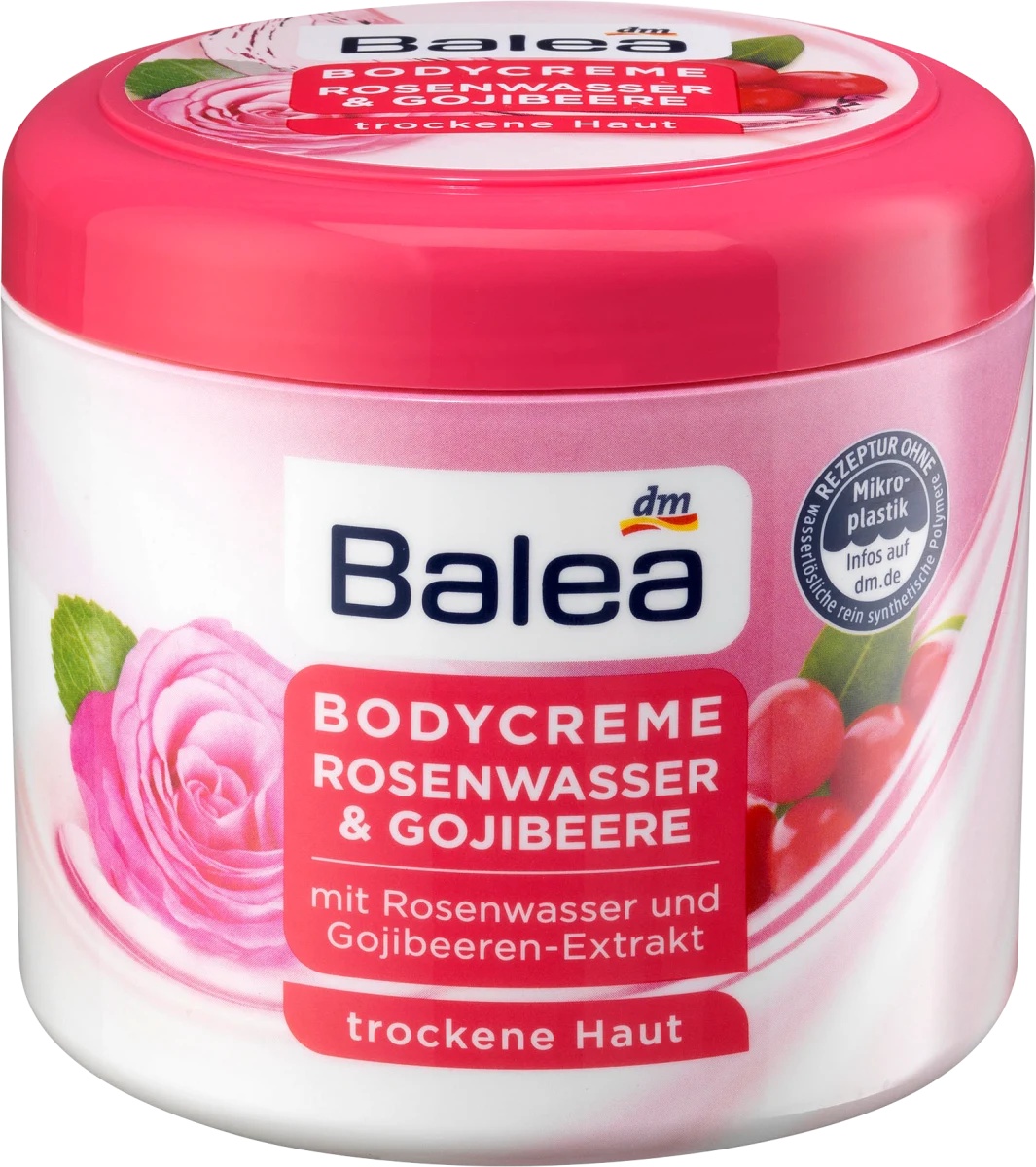 Balea Bodycreme Rosenwasser & Gojibeere