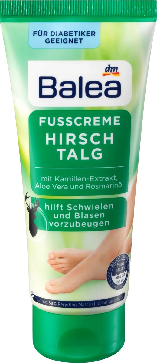 Balea Fusscreme Hirsch Talg