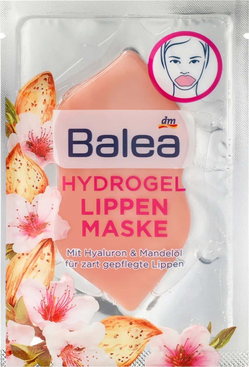 Balea Hydrogel Lippenmaske Hyaluron & Mandelöl