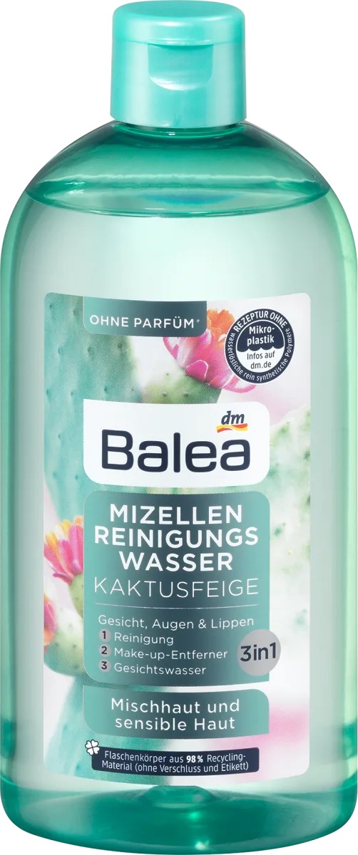 Balea Mizellen Reinigungs Wasser Kaktusfeige