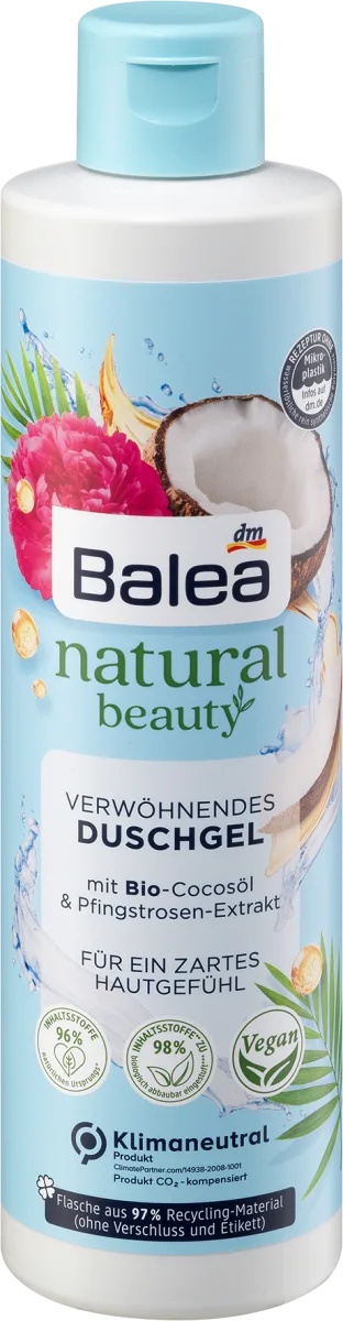 Balea Natural Beauty Verwöhnendes Duschgel