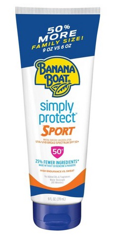 Banana Boat Simply Protect Sport 50+