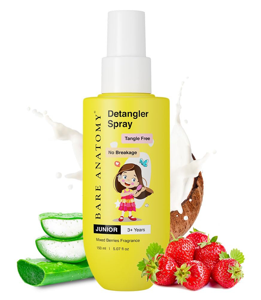 Bare Anatomy Junior Detangler Spray For 3+ Years Kids