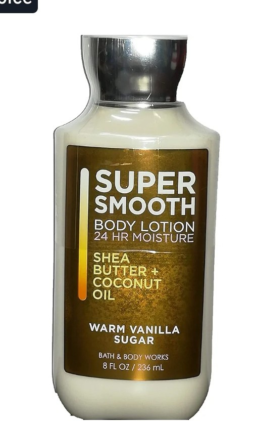 Bath & Body Works Warm Vanilla Sugar Super Smooth Body Lotion