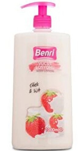 Benri Body Lotion Milk And Strawberries