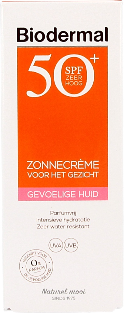 Biodermal Hydraplus Zonnecreme Gezicht Spf 50+
