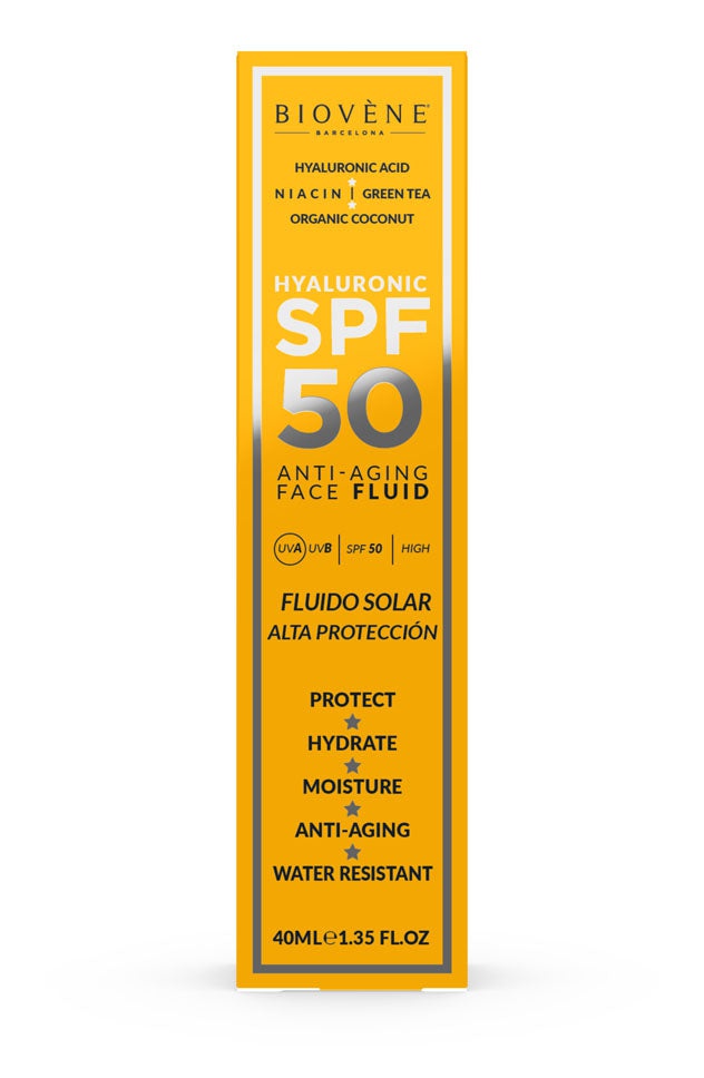 Biovene Hyaluronic SPF 50 Anti-aging Face Fluid