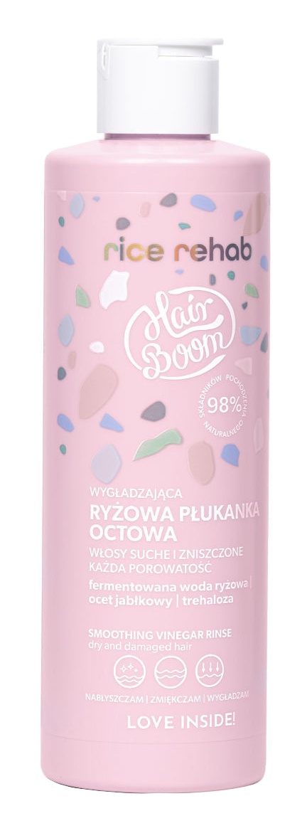 BodyBoom Hair Boom Rice Rehab Smoothing Vinegar Rinse