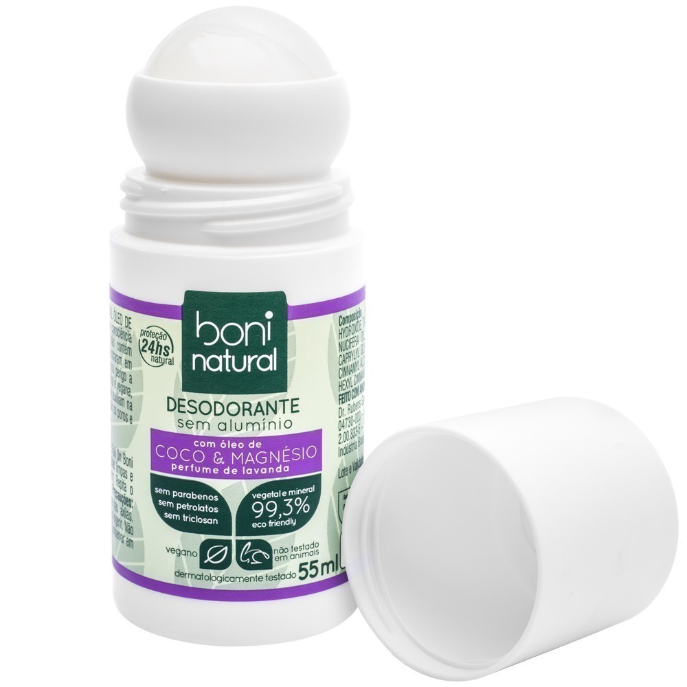 Boni Natural Desodorante Roll-on Coco E Magnésio
