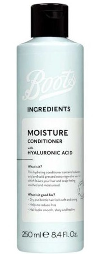 Boots Ingredients Moisture Conditioner With Hyaluronic