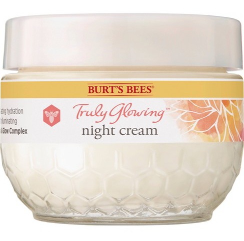 Burt's Bees Truly Glowing Night Cream For Dry Skin