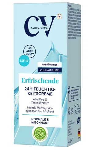 CadeaVera Erfrischende 24h Feuchtigkeitcreme