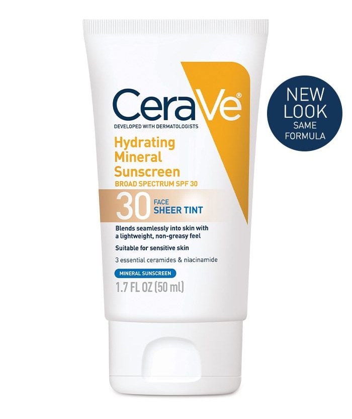 CeraVe Hydrating Mineral Sun Screen 30
