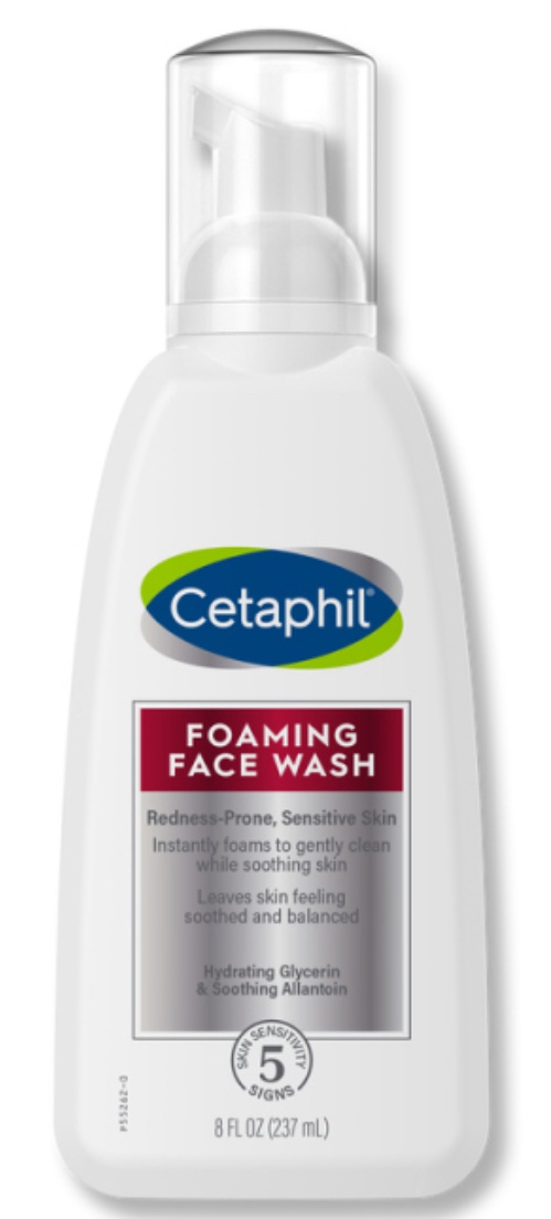 Cetaphil Foaming Face Wash Redness Prone Sensitive Skin