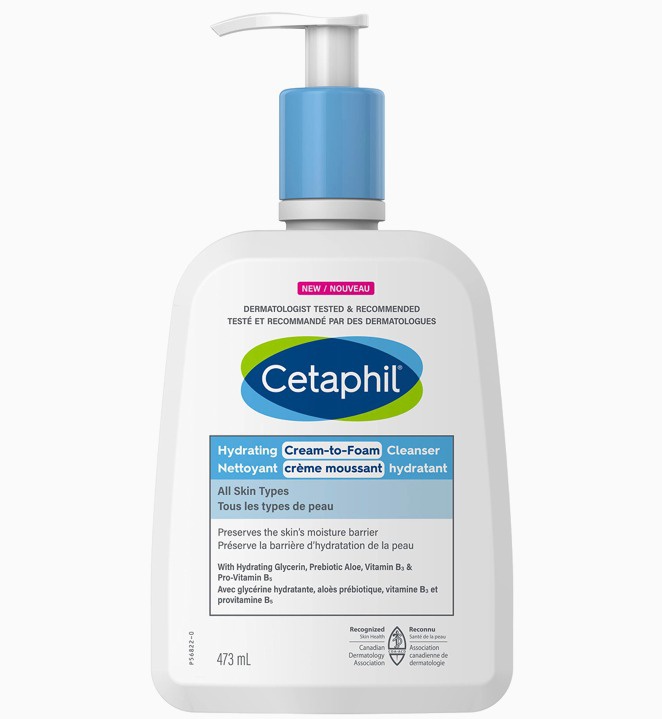 Cetaphil Hydrating Cream-to-Foam Cleanser
