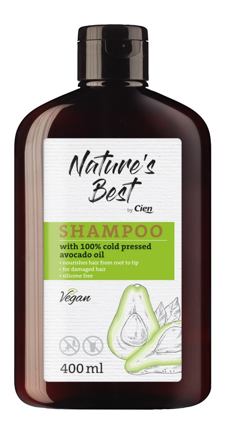 Cien Nature's Best Shampoo With 100% Cold Pressed Avocado Oil