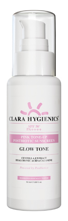 Clara Hygienics Pink Tone-up Postbiotic Sunscreen