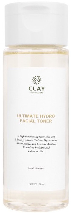 Clay Botanicals Ultimate Hydro Facial Toner