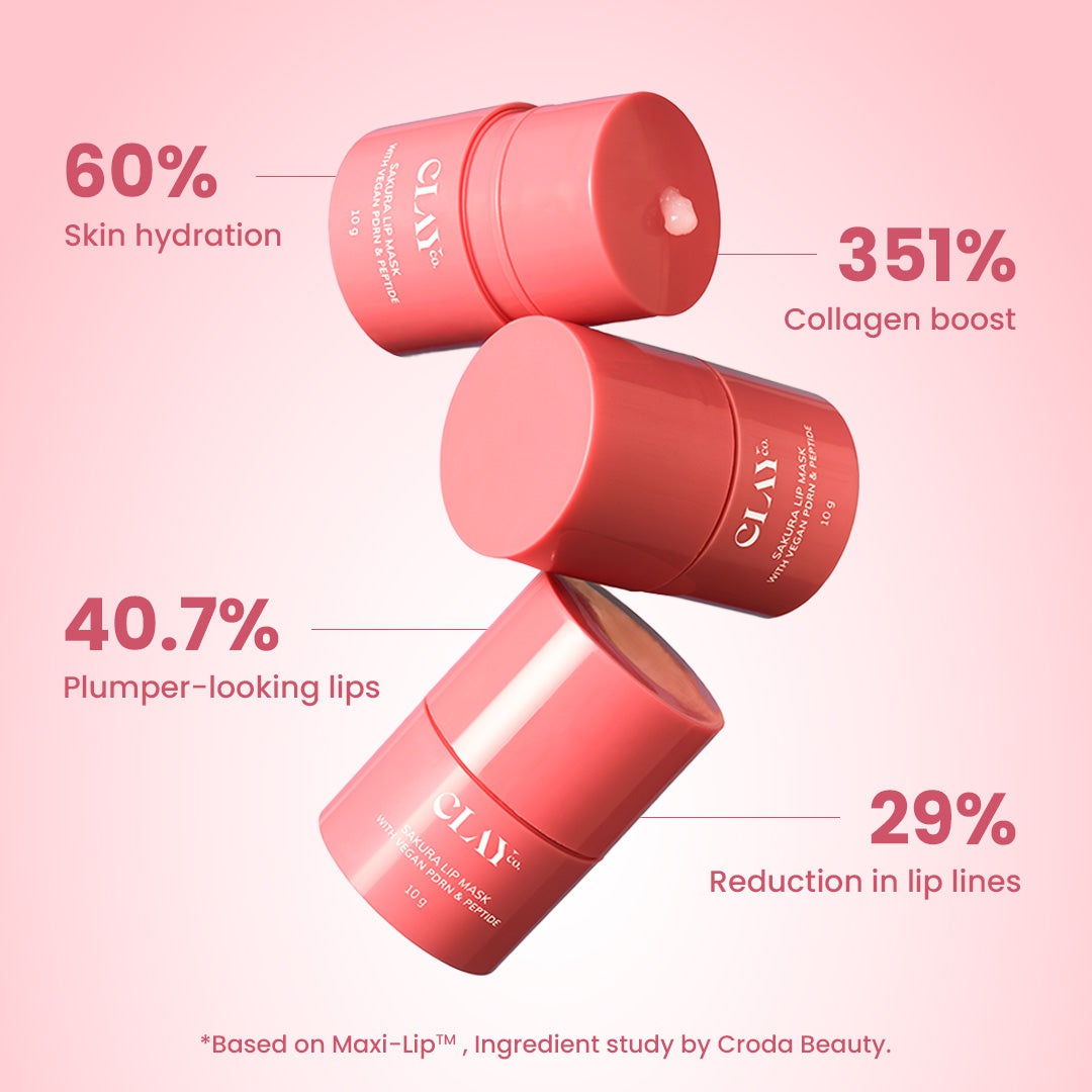 Clay Co. Sakura Lip Mask