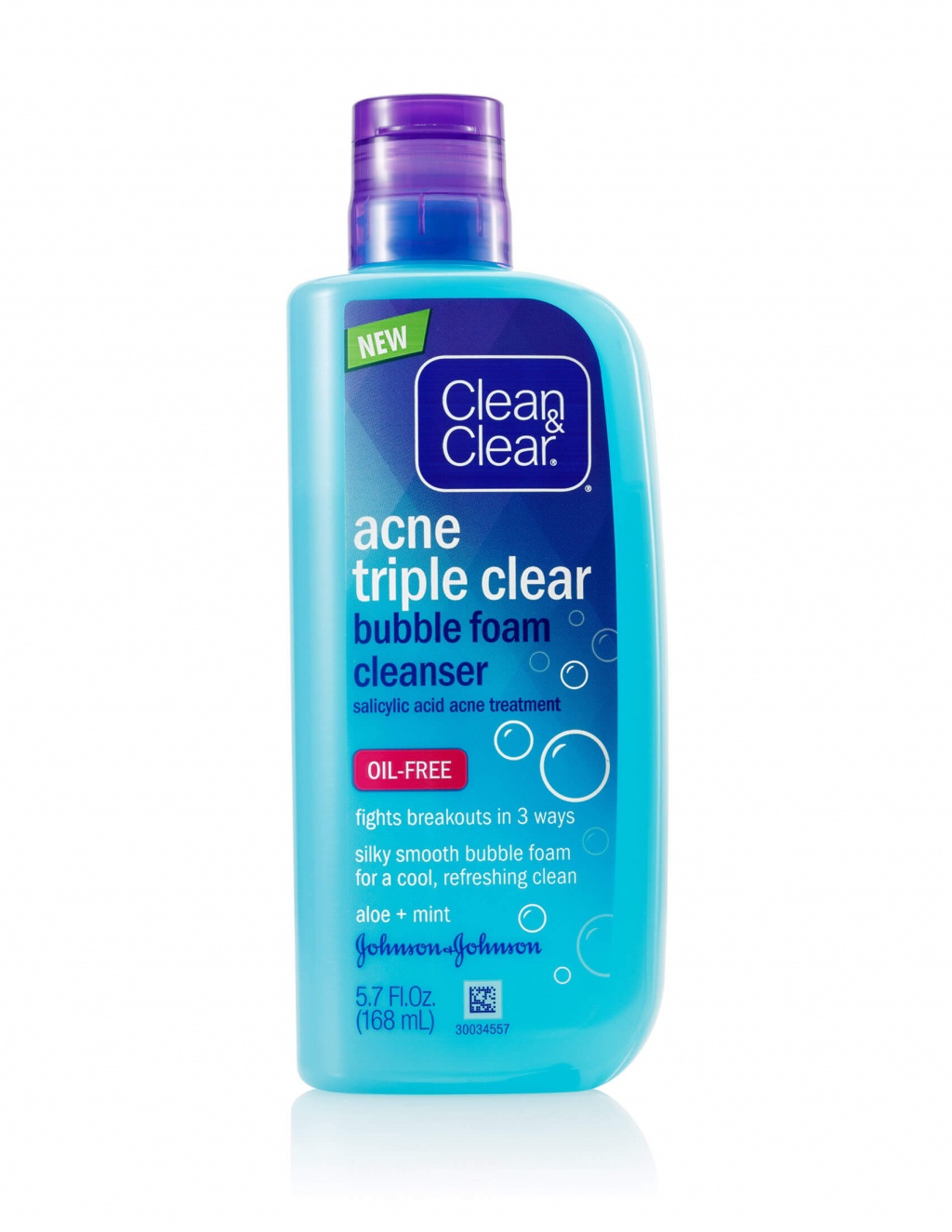 Clean & Clear Acne Triple Clear™ Bubble Foam Cleanser