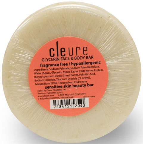 Cleure Glycerin Face & Body Bar
