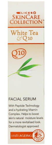 Clicks Skincare Collection White Tea & Q10 Anti-Ageing Facial Serum