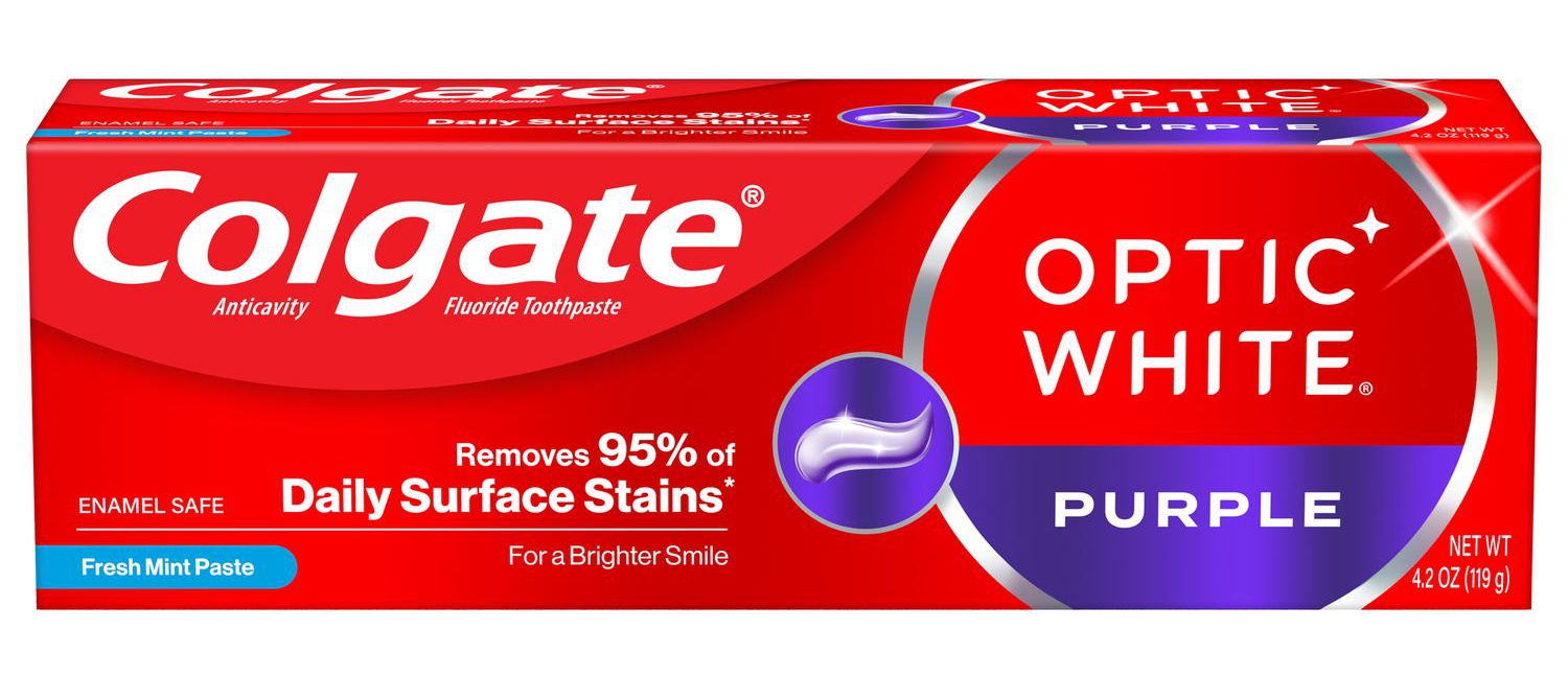 Colgate Optic White Purple