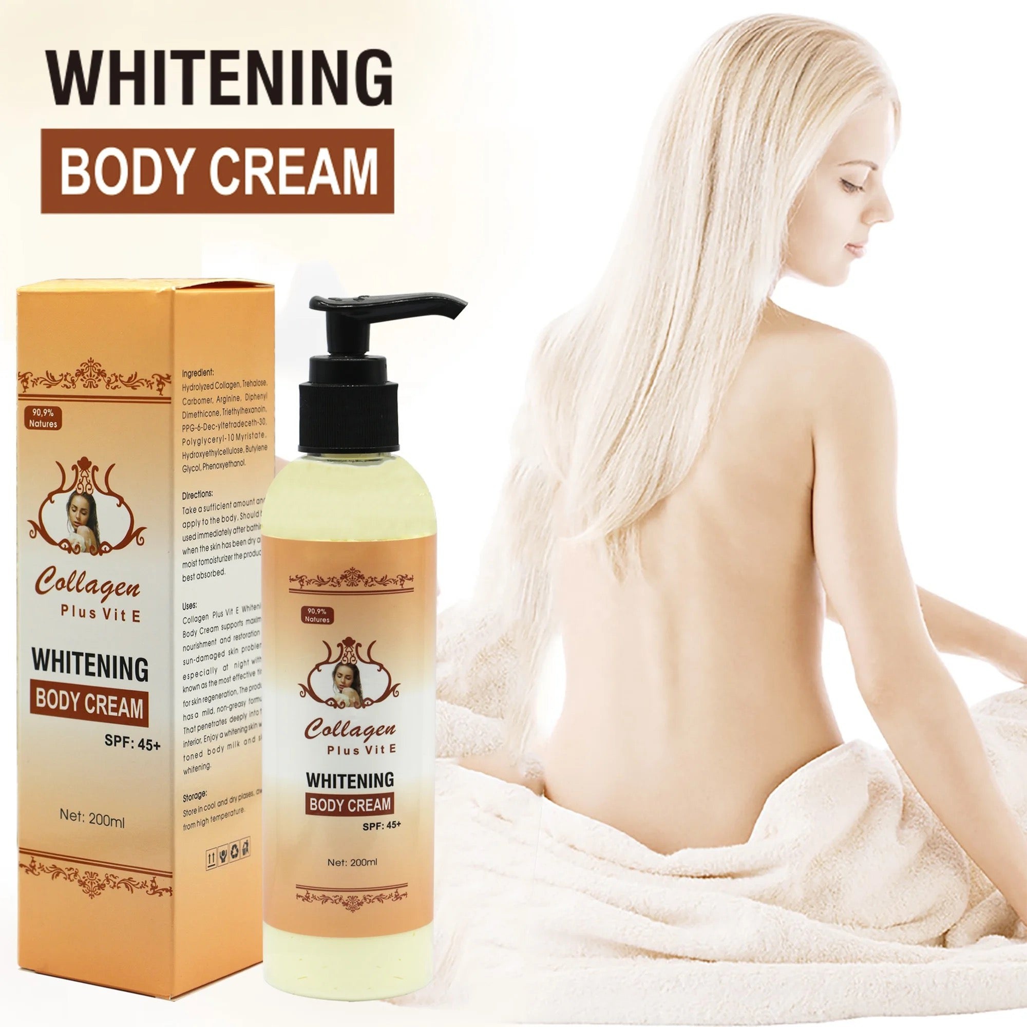 Collagen plus Moisturize Whitening Vit E Vit C Body Lotion SPF45