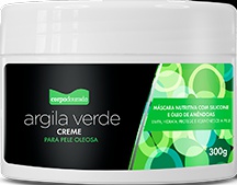 Corpo dourado Argila Verde Creme