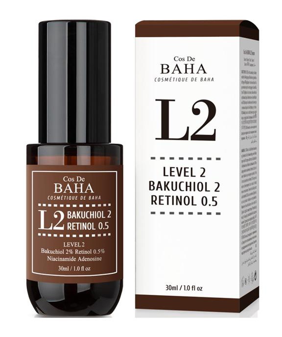 Cos De BAHA L2 Bakuchiol 2% Retinol 0.5% Serum