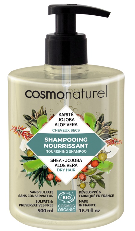 Cosmo naturel Shampooing Nourrissant Cheveux Secs Bio