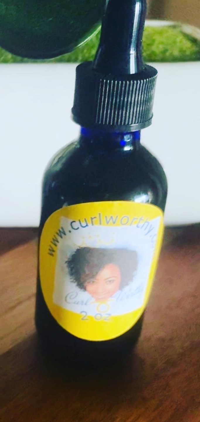CurlWorthy Growth Oil