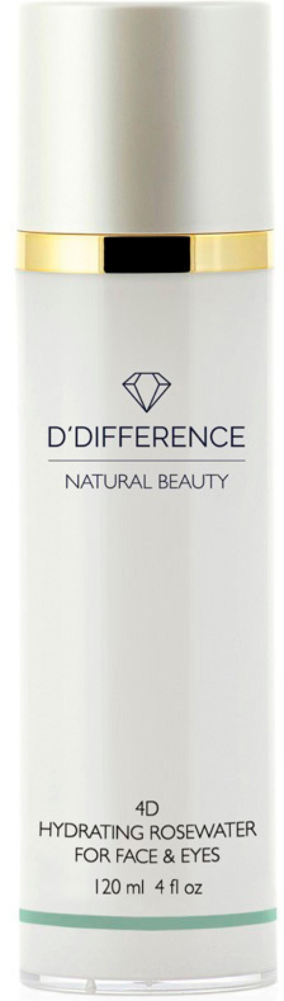 D'Difference 4d Hydrating Rosewater For Face And Eyes