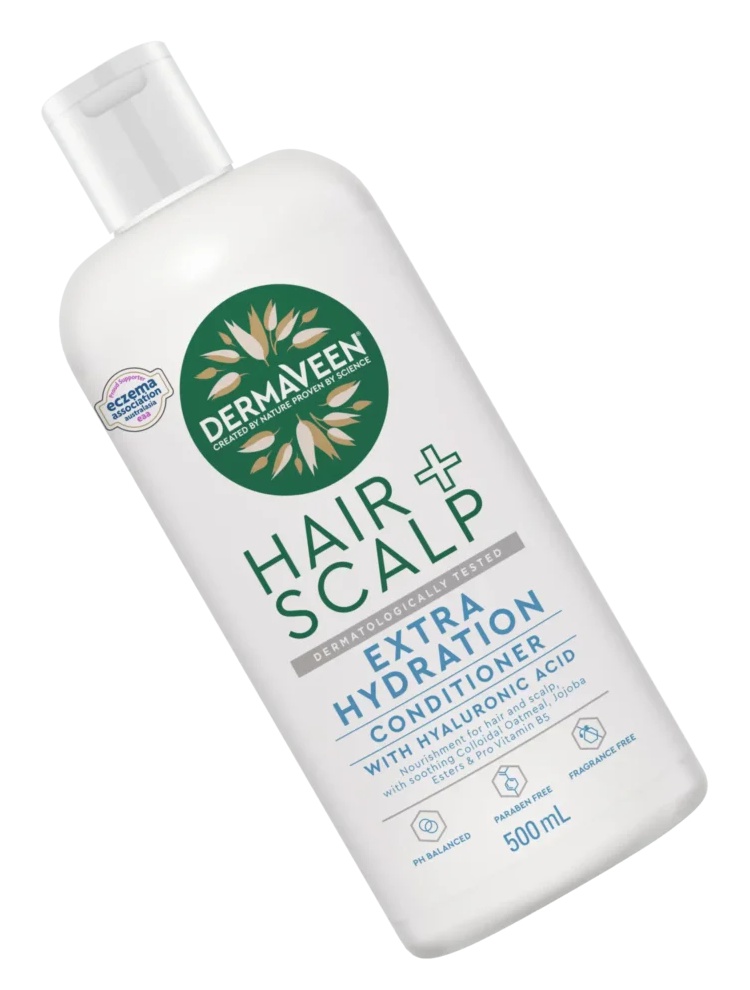 DermaVeen Hair + Scalp Extra Hydration Conditioner For Sensitive Scalps And Dry Hair