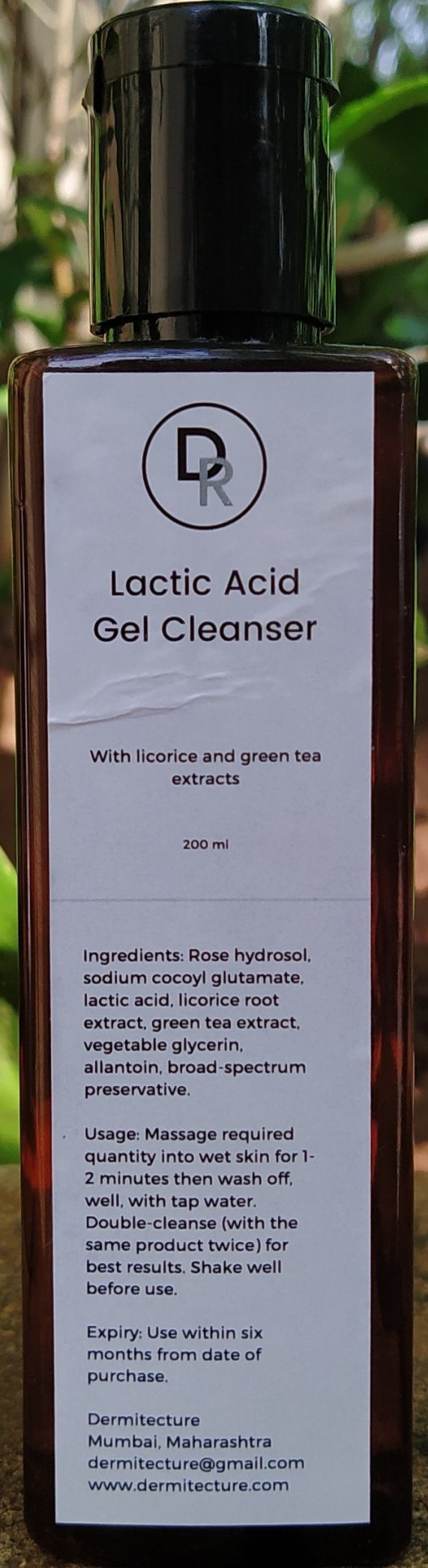 Dermitecture Lactic Acid Gel Cleanser